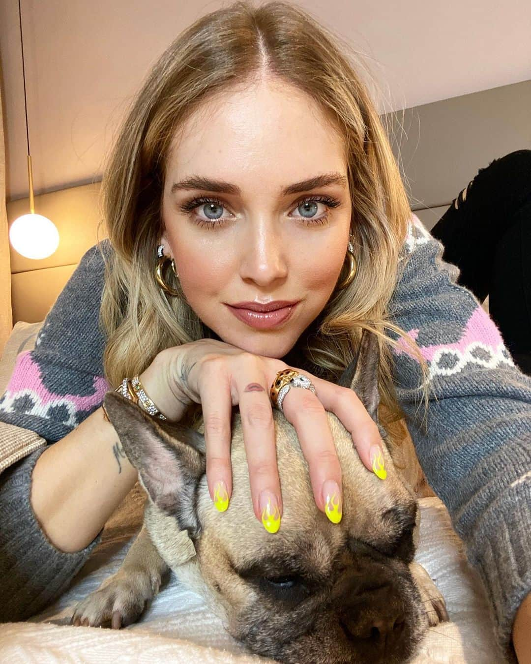 キアラ・フェラーニさんのインスタグラム写真 - (キアラ・フェラーニInstagram)「Me and my first baby @matildaferragni 💖」12月29日 2時56分 - chiaraferragni