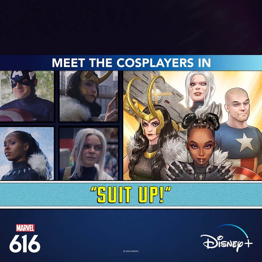 Marvel Entertainmentさんのインスタグラム写真 - (Marvel EntertainmentInstagram)「Meet the cosplayers that brought some of your favorite Marvel characters to life in the "Suit Up!" episode of #Marvel616!  All episodes of "Marvel's 616" are now streaming on #DisneyPlus.」12月29日 3時00分 - marvel