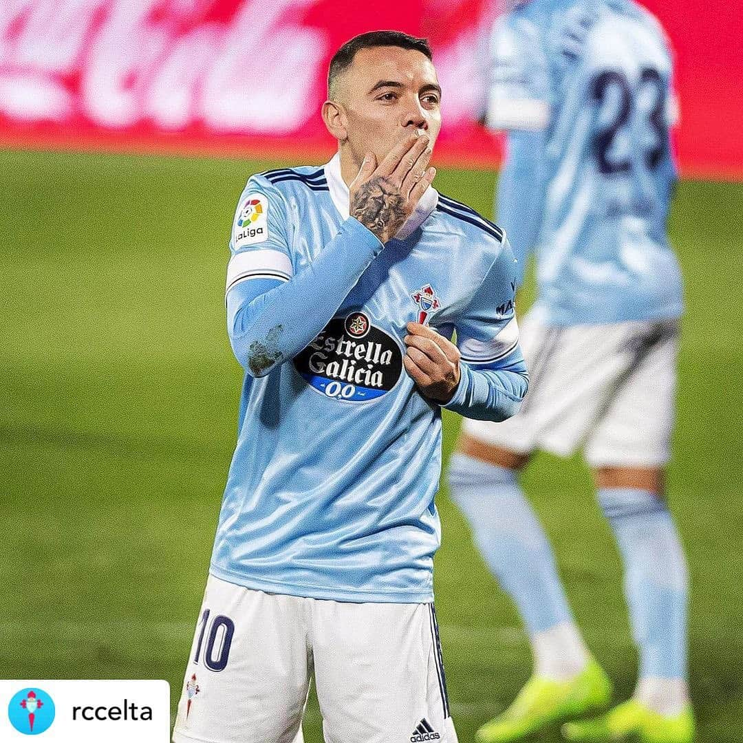 LFPさんのインスタグラム写真 - (LFPInstagram)「@i.aspas10 😘⚽️  #Aspas #Celta #LaLiga #LaLigaSantander #2020apatadas #kickout2020」12月29日 4時18分 - laliga