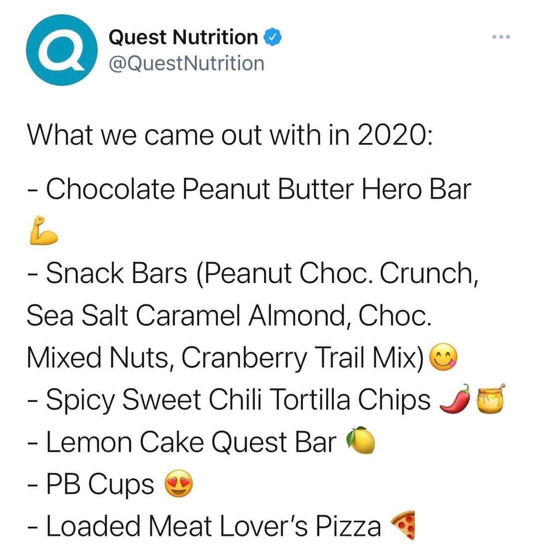 questnutritionさんのインスタグラム写真 - (questnutritionInstagram)「What was your favorite release this year?」12月29日 5時40分 - questnutrition