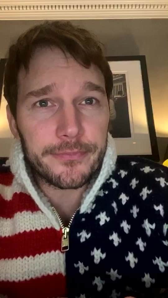 クリス・プラットのインスタグラム：「In depth discussion on accountability in non profits and the distinction between food pantries and food banks.」