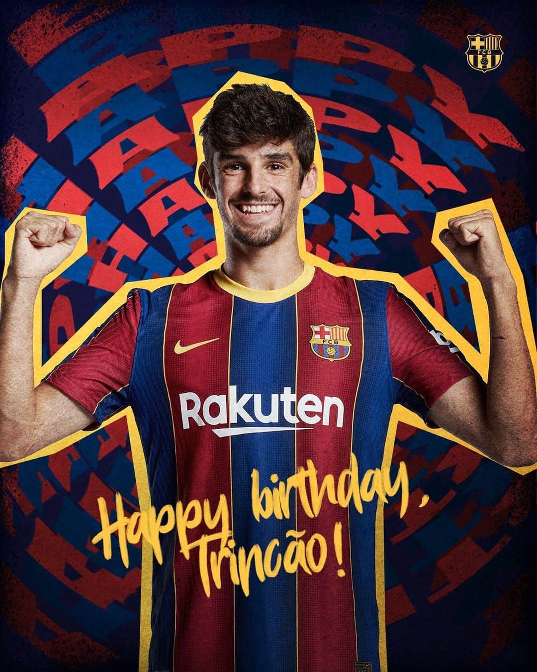 FCバルセロナさんのインスタグラム写真 - (FCバルセロナInstagram)「🎂 Happy birthday @trincao!  🙌 ¡Felicidades! Felicitats! Parabéns!  💙❤️」12月29日 16時45分 - fcbarcelona