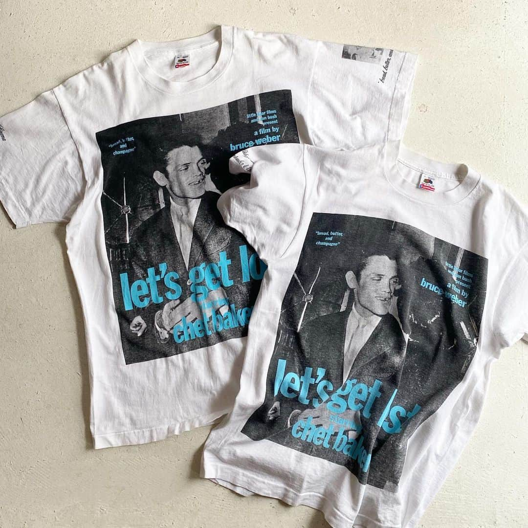 DROP...vintage select shopさんのインスタグラム写真 - (DROP...vintage select shopInstagram)「奇跡 #bruceweber #chetbaker  #brokennose #deadstock #vintagetshirt  #ブルースウェーバー １月３日から店頭販売致します。 詳細は１月３日から DMへお問い合わせをお願い致します。」12月29日 17時04分 - tokyo_drop