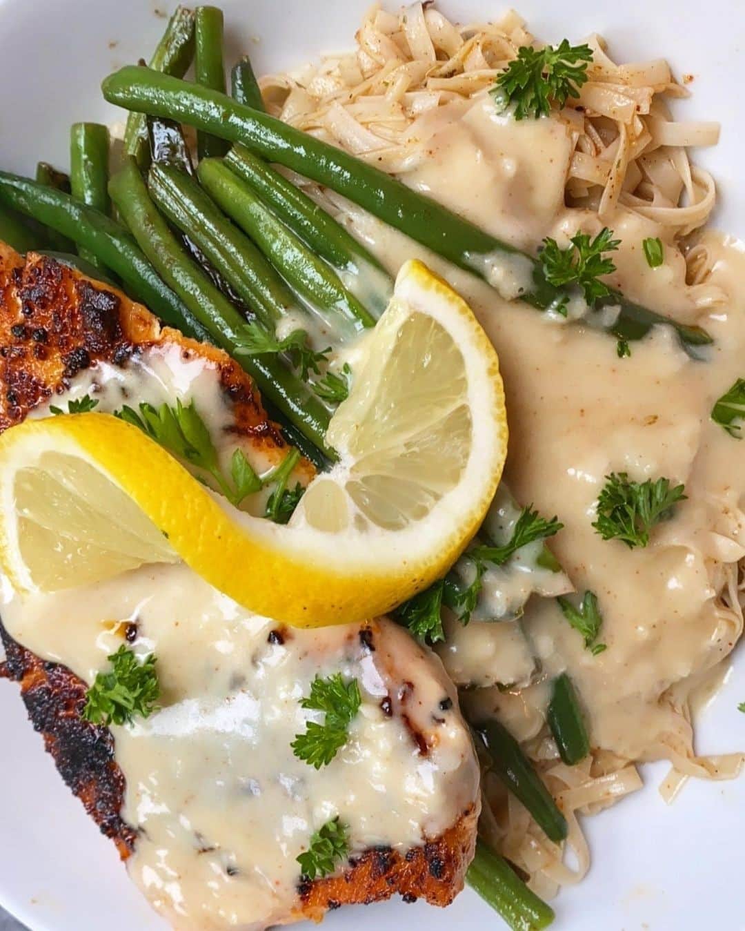 Flavorgod Seasoningsさんのインスタグラム写真 - (Flavorgod SeasoningsInstagram)「Cajun salmon with lemon butter sauce. by customer @keto_momma_af⁠ .⁠ KETO friendly flavors available here ⬇️⁠ Click link in the bio -> @flavorgod⁠ www.flavorgod.com⁠ -⁠ Wow this dish was 🔥 bursting with flavor! I like to mix heat with sweet and sour! I tried these noodles I found at @costco called “healthy noodle” mostly soy. Decided to give it a try. Omg inhaled it! Problem was it gave me very bad upset tummy so I’m still in the hunt for a low carb noodle!⁠ .⁠ Pan fry your season salmon for 5 mins on both sides until you get that perfect golden crips. Cover for another 4 mins and done!⁠ -⁠ Flavor God Seasonings are:⁠ ➡ZERO CALORIES PER SERVING⁠ ➡MADE FRESH⁠ ➡MADE LOCALLY IN US⁠ ➡FREE GIFTS AT CHECKOUT⁠ ➡GLUTEN FREE⁠ ➡#PALEO & #KETO FRIENDLY⁠ -⁠ #food #foodie #flavorgod #seasonings #glutenfree #mealprep #seasonings #breakfast #lunch #dinner #yummy #delicious #foodporn」12月29日 9時01分 - flavorgod