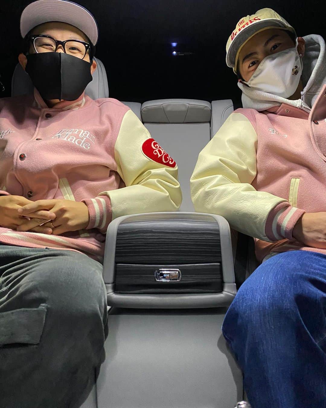 NIGOさんのインスタグラム写真 - (NIGOInstagram)「These guys in the back seat of my new Rolls-Royce Ghost 👥」12月29日 10時56分 - nigo