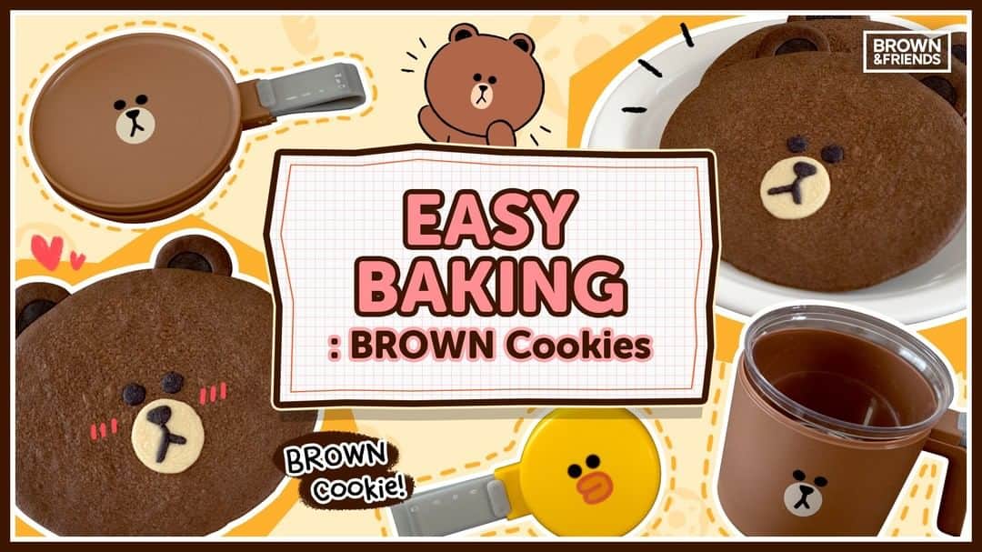 LINE FRIENDSさんのインスタグラム写真 - (LINE FRIENDSInstagram)「Easy Peasy Home Baking! ⠀ Try fun and simple cookie recipe 🍪 With Peter's Pantry kitchen scale set.  > Link in bio. ⠀ #BROWN #SALLY #kitchen #homebaking #peterspantry #baking #cooking #homecooking #homebaking #quarantine #LINEFRIENDS」12月29日 12時01分 - linefriends