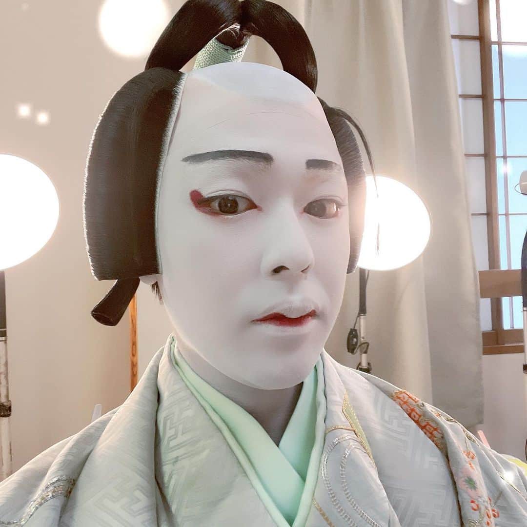 大谷廣松のインスタグラム：「今日は仕事納めでした #歌舞伎 #毛抜 #大谷廣松 #kabuki」