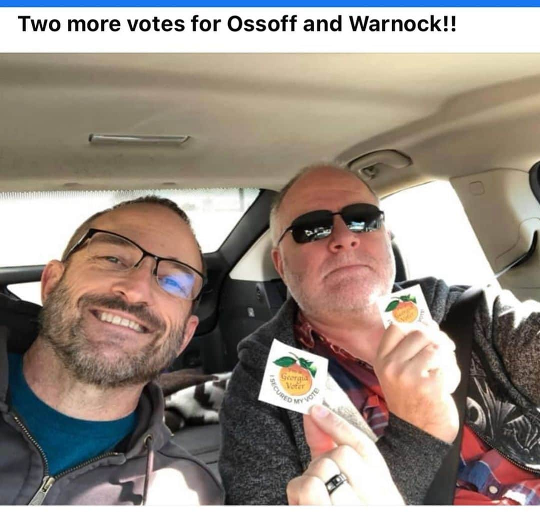 デブラ・メッシングさんのインスタグラム写真 - (デブラ・メッシングInstagram)「MORE beautiful “Faces of CHANGE” from early voting in #GEORGIA!  So much JOY  in their faces!  Your vote is your voice. Your vote is your POWER!  USE IT! 🔥🔥🔥🔥  JOIN THE H U G E BLUE WAVE CRASHING OVER GEORGIA! #voteearly   Thank you #GA! You are saving our country! 🙏🏻🧡🧡🧡🧡🧡🧡🧡  #georgiaonmymind #georgiapeach #atlanta #savannah #Dekalb #Cobb #JonOssoff #RaphaelWarnock #civilrights #votingrights #johnlewis #goodtrouble #COVID19 #veterans #climate #FlipTheSenate #senate #vote #election #BlueWave #ossoff #warnock #benhill #georgiatech #morehouse」12月29日 14時00分 - therealdebramessing