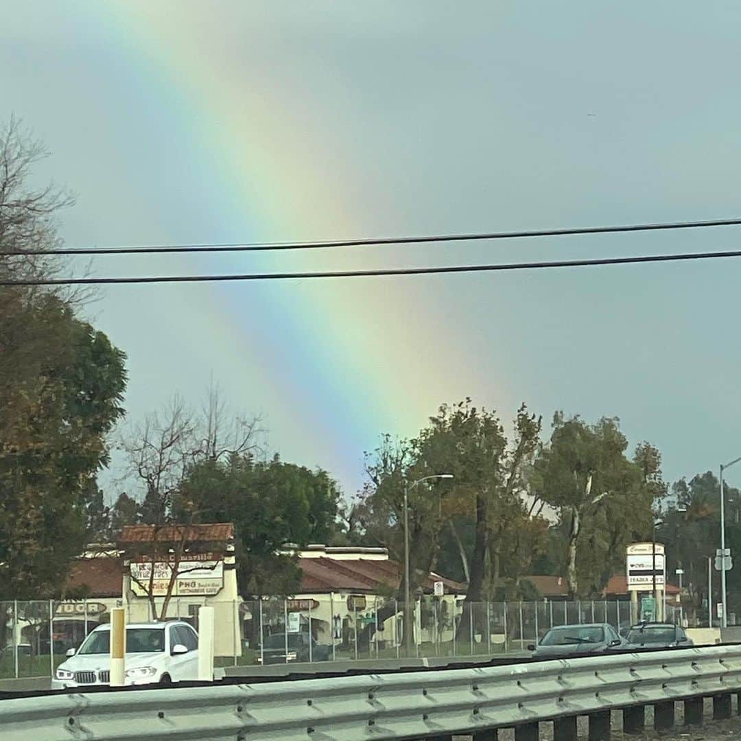 レイン・ウィルソンさんのインスタグラム写真 - (レイン・ウィルソンInstagram)「Double rainbows over a soul-less land...」12月30日 2時39分 - rainnwilson