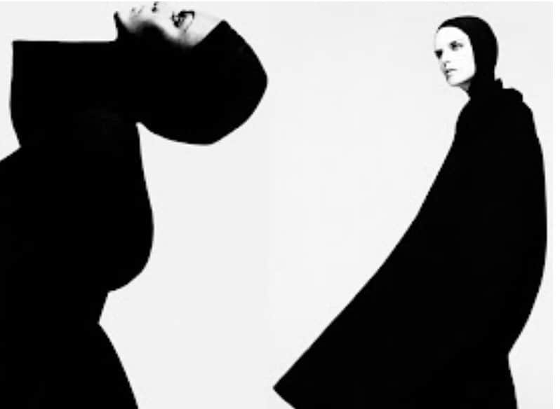 トームさんのインスタグラム写真 - (トームInstagram)「#PierreCardin x #StellaTennant . Model Cynthia Korman in a Pierre Cardin outfit photographed by #GuyBourdin for Vogue Paris in 1968 [left]... and a picture of Stella Tennant by #NathanielGoldberg wearing #Givenchy by #RiccardoTisci [right]. . #RIP LEGENDS」12月30日 2時38分 - tomenyc