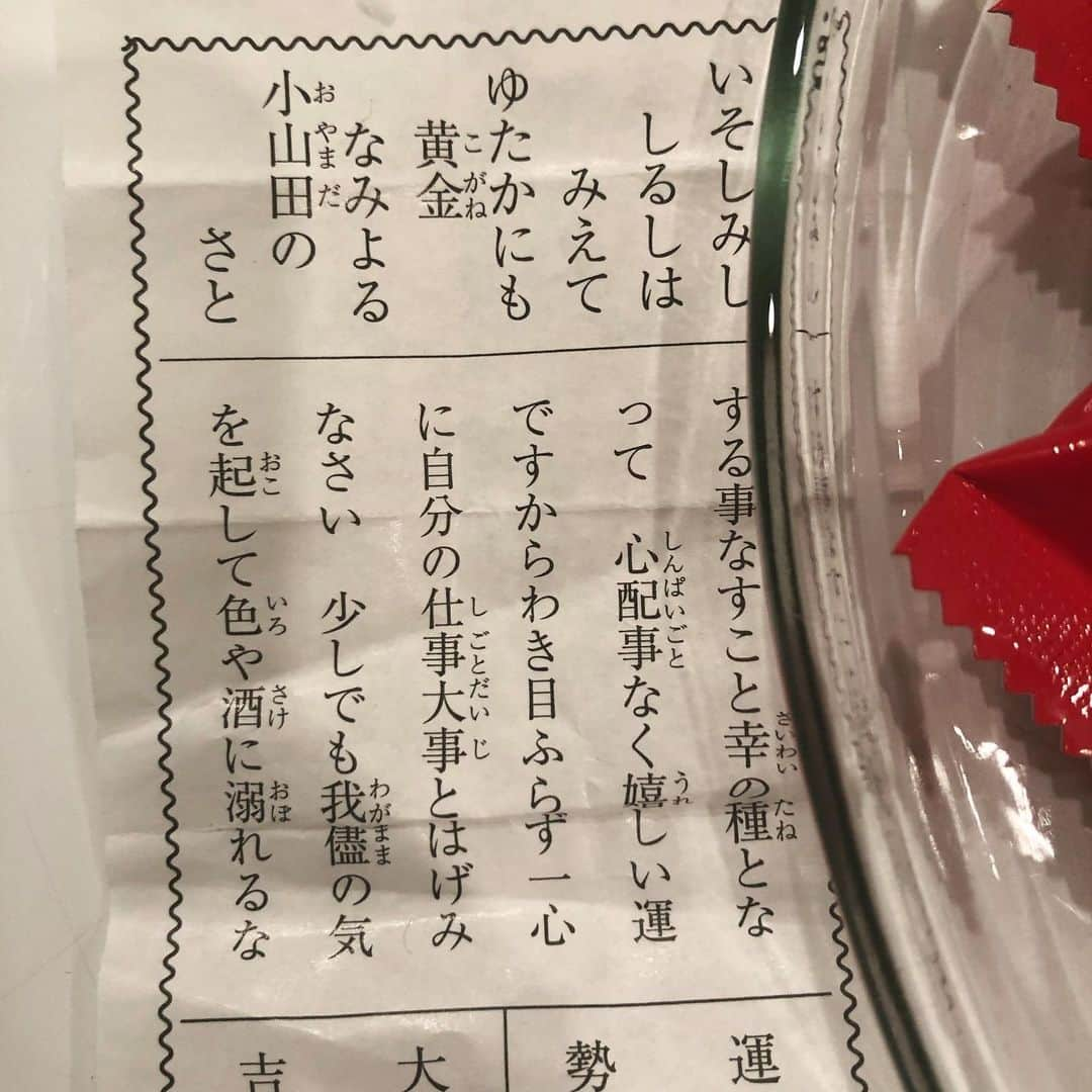 佐々木萌さんのインスタグラム写真 - (佐々木萌Instagram)「雑煮も 腐った蜜柑も 大吉も 分別なく正月先取り #それが2020」12月30日 1時17分 - skmoeee