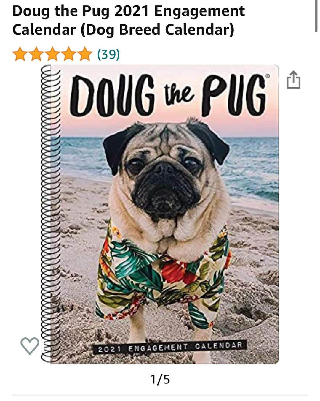 itsdougthepugさんのインスタグラム写真 - (itsdougthepugInstagram)「“A simple way to make 2021 brighter” -Doug • New Year, New Calendars! My 2021 Wall Calendar is ON SALE at Amazon, and my daily calendar is available too! Link in bio or search on Amazon. Let’s start this new year off right!!⭐️⭐️⭐️⭐️⭐️」12月30日 2時00分 - itsdougthepug