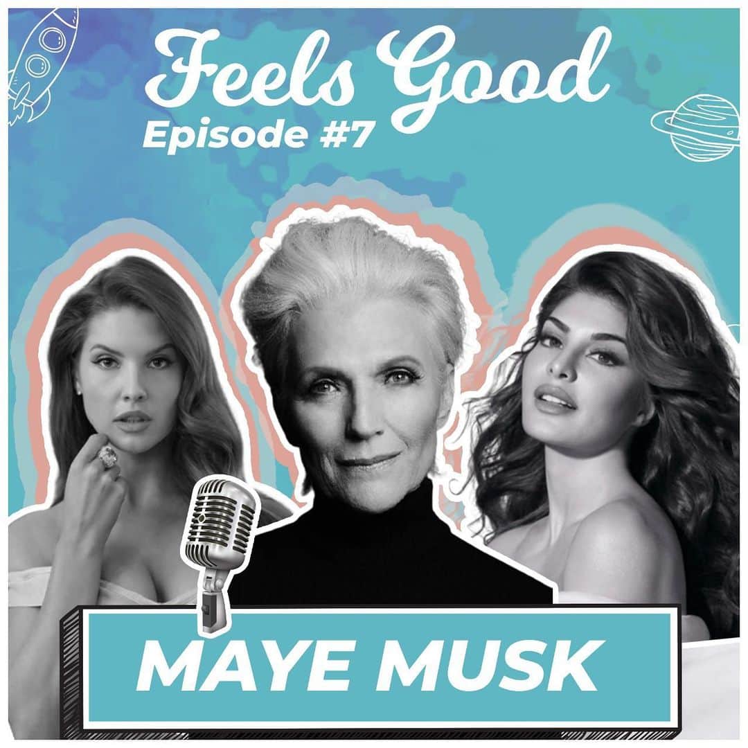 Jacqueline Fernandezさんのインスタグラム写真 - (Jacqueline FernandezInstagram)「And our next guest is... I’m so so so excited about this one!! @mayemusk you are such an inspiration to so many people and your story has left a mark on me!! Everyone catch our chat with @mayemusk on the @feelsgoodpod with @amandacerny and myself!! LINK IN BIO!!!」12月30日 2時09分 - jacquelienefernandez