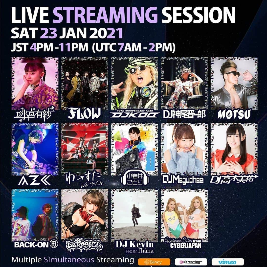 motsuのインスタグラム：「Great topic for early next year! Spread all over the world pleeeeassee😆😆😆  Date: January 23, 2021 (Saturday) Time : Start: 16:00 End: 23:00 (JST) Distribution platform: Blinky,  PIA LIVE STREAM  Price : 3,500 yen (tax included) 【Ticket Sales Site】 ●Rakuten Ticket URL: http://r-t.jp/animerave_enAcceptance period:12/28(Mon) 18:00 - 1/23(Sat) 22:00 (JST)」