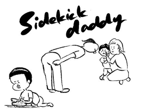 ケイタイモさんのインスタグラム写真 - (ケイタイモInstagram)「2020/12/29 Sidekick  daddy #sidekickdaddy #comic #comics #instacomic #instacomics #familycomic #familycomics #webcomic #webcomics #parenting #family5 #japan」12月29日 20時39分 - k_e_i_t_a_i_m_o