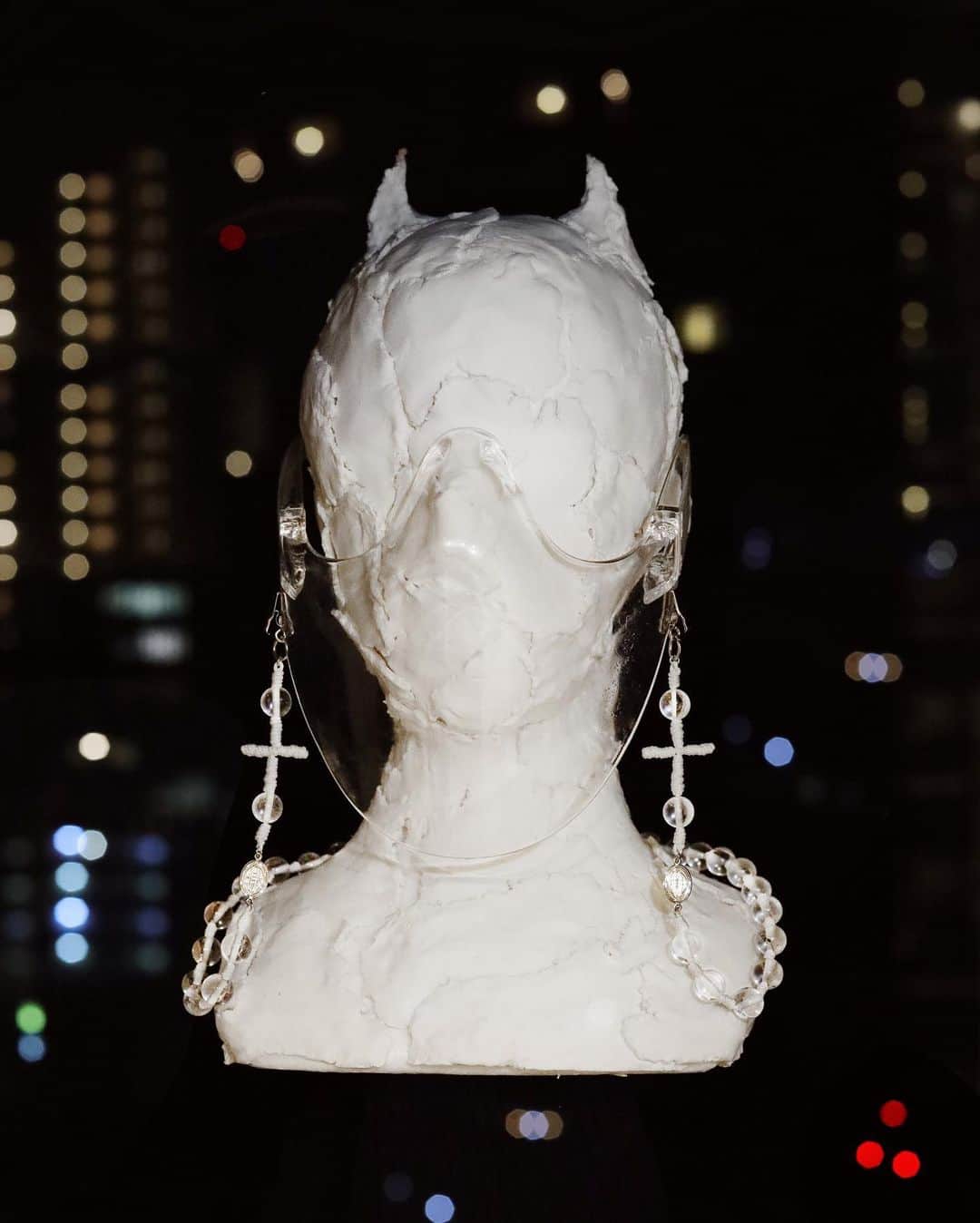 si ouxのインスタグラム：「Juzu Rosary , Quartz ver. 数珠ロザリオ、水晶バージョン」