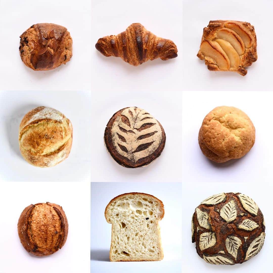 CHIPPRUSONのインスタグラム：「パンの写真を色々撮りました🍞🥖🥐来年はもっとカメラもやりたい😊」