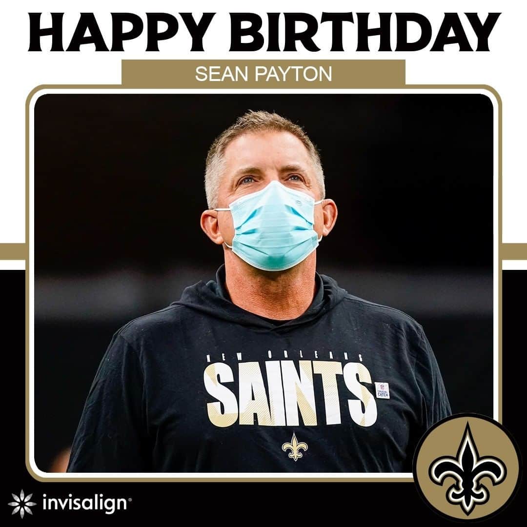 ニューオーリンズ・セインツさんのインスタグラム写真 - (ニューオーリンズ・セインツInstagram)「COACH! Help us wish #Saints Head Coach Sean Payton a very happy birthday today! 🎁🎉」12月29日 22時30分 - saints
