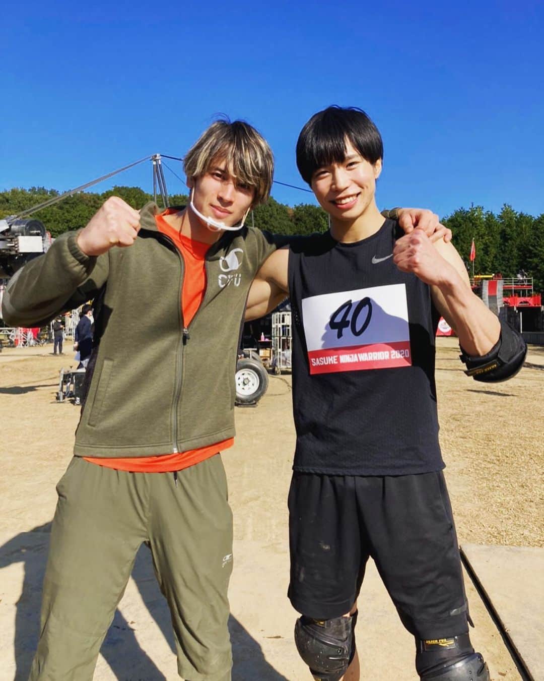 才川コージのインスタグラム：「【SASUKE2020 】  沢山の応援ありがとうございました！ 去年失敗したサーモンラダーを越える事ができました。  嬉しくて悔しくて楽しくて。 SASUKEが大好き！！！  親友の颯と一緒に1stクリアできたのは嬉しかった！自分の事のように嬉しくて泣いてしまった！！笑  来年も一緒にトレーニングして一緒に3rd行って、いつか一緒にファイナル行くぞ！  クリアは俺が先にする！！！笑  サスケくん完全制覇おめでとうございます✨ 選手100人の想いを繋いでくれました！  来年はSASUKEも俳優業も成長してステップアップできるように顔晴ります！  本当に本当にありがとうございました！ #SASUKE2020 #才川コージ　#梶原颯」