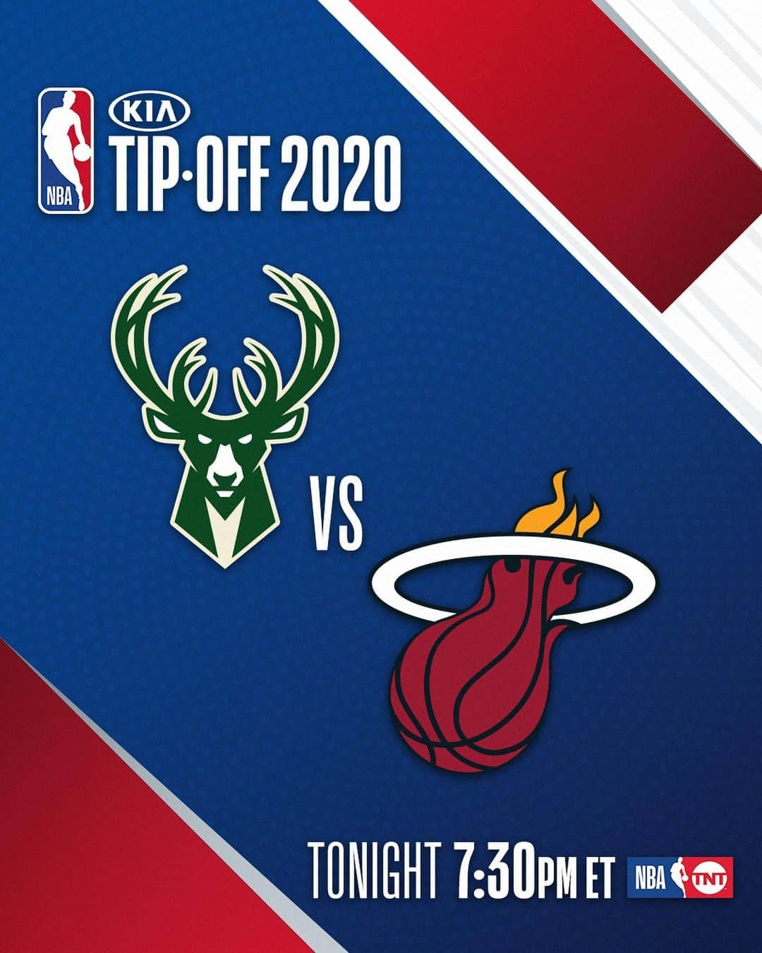 NBAさんのインスタグラム写真 - (NBAInstagram)「A Tuesday night TNT doubleheader headlines tonight’s #KiaTipOff20 action!」12月29日 23時58分 - nba