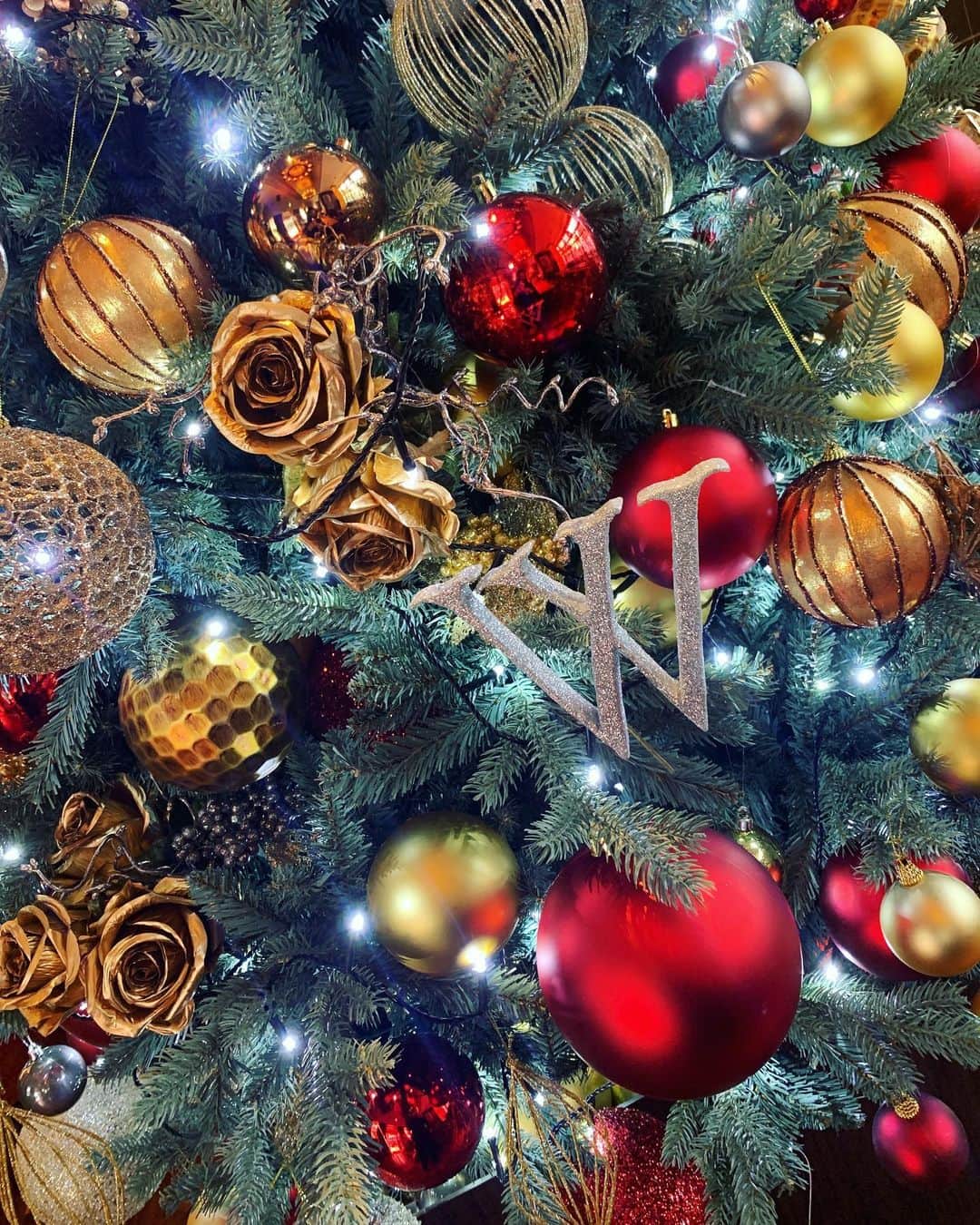 アシュリー千帆さんのインスタグラム写真 - (アシュリー千帆Instagram)「.  #christmastree 🎄✨  いろんなクリスマスツリー☺️💕  ドラヲタとしてはドラちゃんツリーには高まったけど  クリスマスといえば赤、緑、金って感じがするよね  この色合いってなんかとっても暖かい感じがする☺️🎄✨  当日までの街中のキラキラした暖かい雰囲気が好きなんだけど、 今年はあまりクリスマス感無かったなあ🎅  はやく安心してみんなが過ごせる日々が来ますように✨  . #クリスマスツリー　#ドラえもん　＃ウルフギャング　 #Christmas  #family #happy #クリスマス　#サンタクロース #instalike #instagood #日本」12月30日 0時56分 - ashli_ch