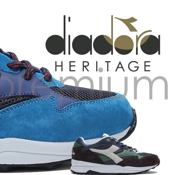 ディアドラのインスタグラム：「. 【diadora PRODUCT INFORMATION】 . "eclipse premium" . アジアメイドのHeritage "eclipse premium" ヨーロッパのクラフトマンシップを継承し、イタリア人の感性が際立つ絶妙なカラーコンビネーションです。 1990年代にテニスシューズとして開発されたeclipseのアッパーとランニングシューズ"aeon" OGスタイルのアウトソールをミックスし、現代のトレンドにマッチさせた逸品。Heritageのエントリーモデルとしてこなれたプライスも魅力。 . #diadora #diadoraheritage #eclipse #makeitbright #sneakers #ディアドラ #ディアドラヘリテージ #エクリプス #スニーカー」