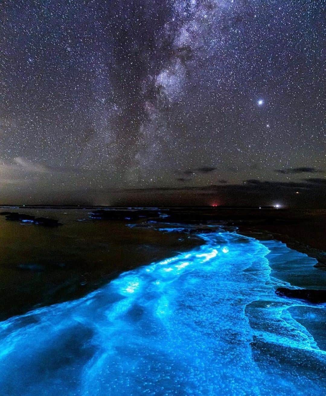 Earth Picsさんのインスタグラム写真 - (Earth PicsInstagram)「Who remembers the bioluminescent waves that happened earlier this year? Did you have a chance to see them? ✨  📷 @jordan_robins」12月30日 2時58分 - earthpix