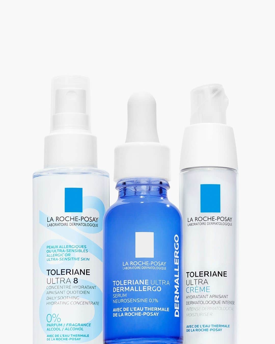 La Roche-Posayさんのインスタグラム写真 - (La Roche-PosayInstagram)「Ready for a new year’s resolution your skin will love? Discover the Toleriane Ultra routine, tailor-made for ultra-sensitive skin: 1️⃣ Toleriane Ultra Dermallergo Serum: the daily booster to prevent skin sensitivity 2️⃣ Toleriane Ultra Cream: to relieve, repair and protect 3️⃣ Toleriane Ultra 8: the mist to soothe and hydrate your skin all-day-long​Your skin is now ready for the new year! 💫  All languages spoken here! Feel free to talk to us at any time. #larocheposay #toleriane #allergyproneskin #LifeChangingDermatology Global official page from La Roche-Posay, France」12月30日 3時58分 - larocheposay