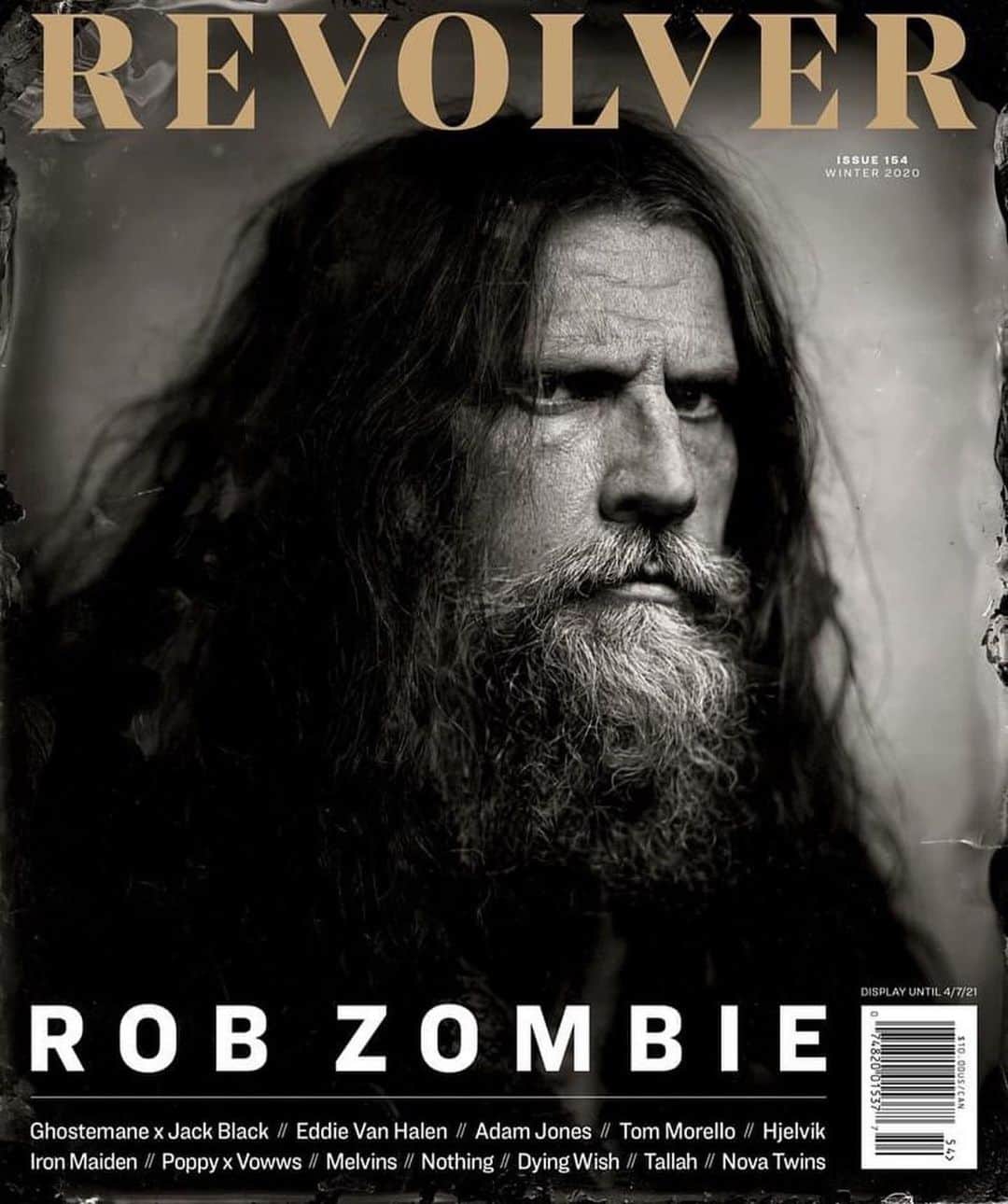 ロブ・ゾンビのインスタグラム：「The new issue of @revolvermag has arrived! Inside is an interview with me conducted by @brianposehn . So long 2020. #robzombie #revolvermagazine #brianposehn #vikingstyle」