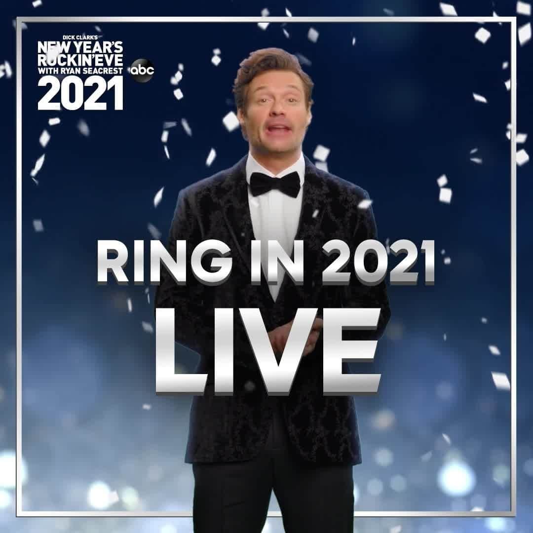アメリカン・ブロードキャスティング・カンパニーのインスタグラム：「Count down to the new year with #RockinEve and @ryanseacrest, LIVE this Thursday on ABC!」