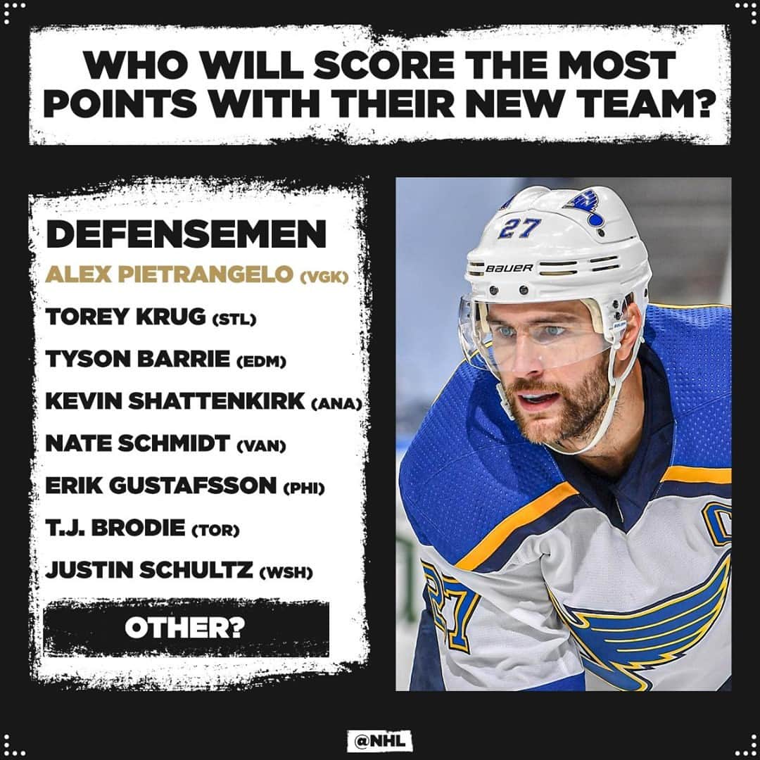 NHLさんのインスタグラム写真 - (NHLInstagram)「These defensemen plan to bolster their new team's blueline.  Which new face will collect the most points?!」12月30日 5時05分 - nhl