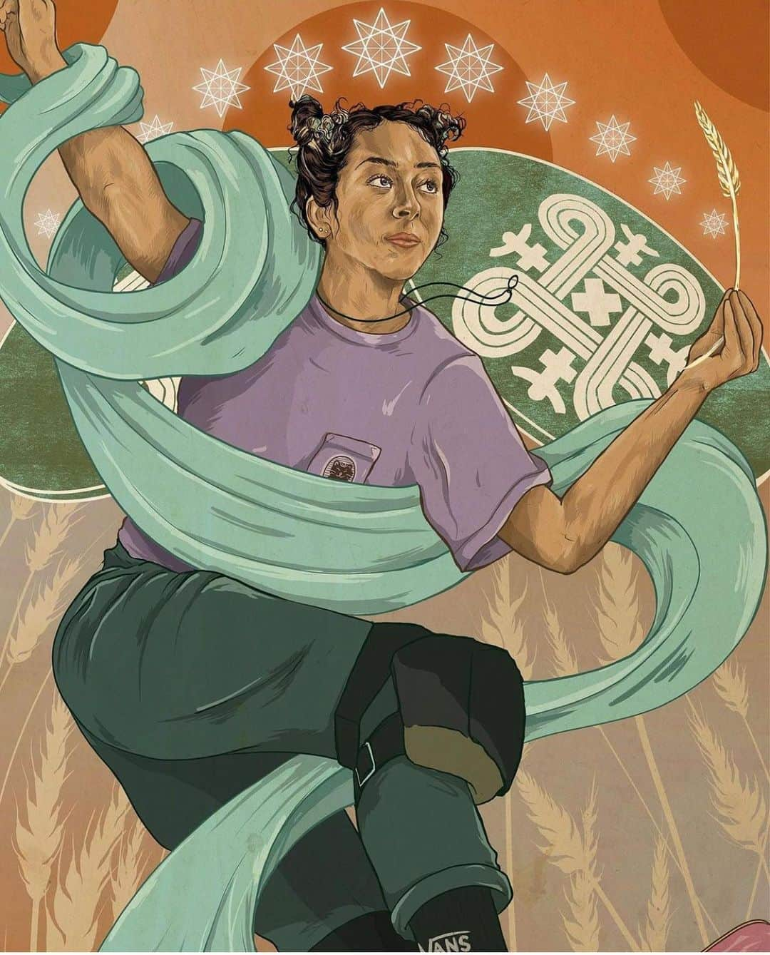 Vans Skateさんのインスタグラム写真 - (Vans SkateInstagram)「Some @LizzieArmanto fan art to brighten up your week courtesy of @JohnBiggs.Art. Thanks for sharing, John!」12月30日 5時38分 - vansskate