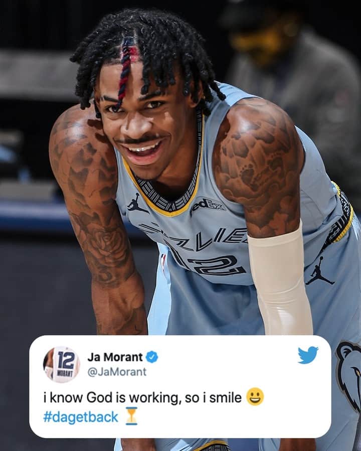 espnさんのインスタグラム写真 - (espnInstagram)「Ja Morant shared these quotes after injuring his ankle on Monday 🙏 @nbaonespn」12月30日 7時27分 - espn