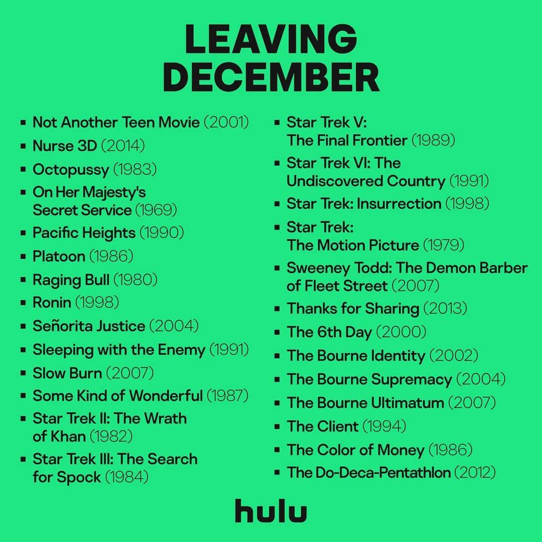 Hulu Home of Emmy-winningさんのインスタグラム写真 - (Hulu Home of Emmy-winningInstagram)「Finish the year off with these titles❗」12月30日 7時31分 - hulu