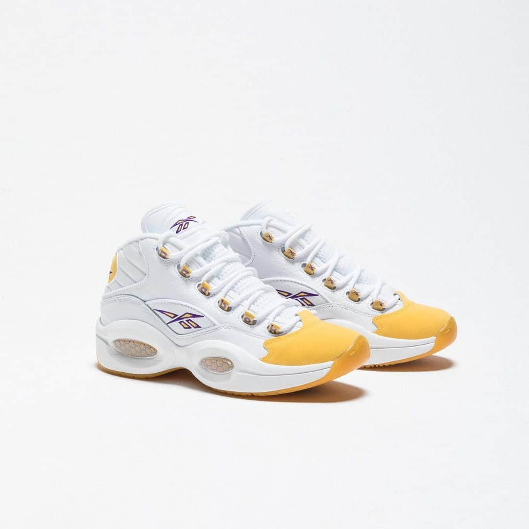 UNDFTDさんのインスタグラム写真 - (UNDFTDInstagram)「Reebok Question Mid ‘Yellow Toe’ // Available Thursday 12/31 at Undefeated.com」12月30日 8時14分 - undefeatedinc