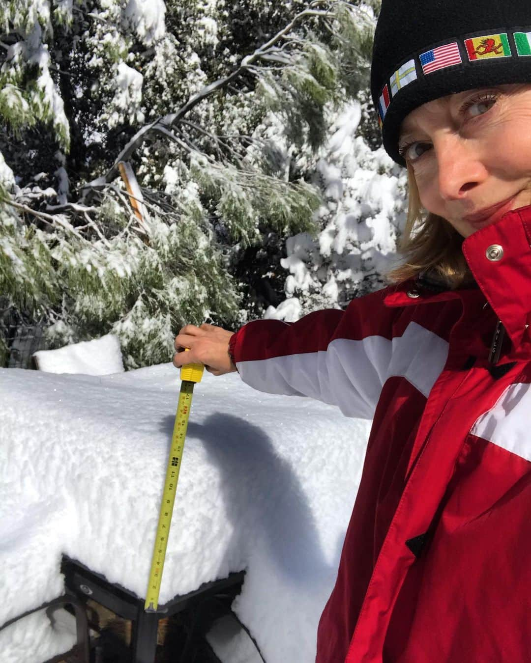 シャロン・ローレンスさんのインスタグラム写真 - (シャロン・ローレンスInstagram)「Our version of #TheChristmasHouse in #idyllwild includes a foot of #snow . #snowday❄️  #idyllwild」12月30日 8時31分 - sharonelawrence