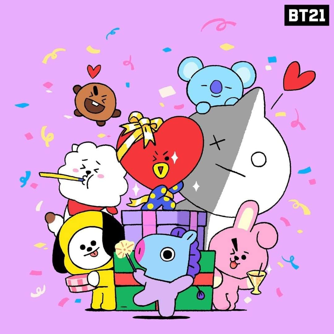 BT21 Stars of tomorrow, UNIVERSTAR!のインスタグラム