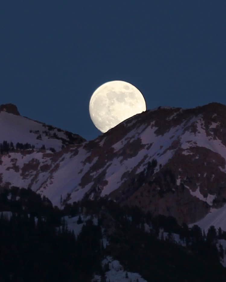 NASAのインスタグラム：「🐺Aaah-ooooooh! It’s a Wolf Moon to end the year   Beginning tonight, Earth’s BFF, the Moon will be appearing in the night sky in full view. This will be the 13th and final full Moon of 2020 and will be visible for about three days.   Why is it called the Wolf Moon? Different cultures have specific names for each of the full Moons throughout the year, and they often relate to what is happening in nature at that time. The Algonquin tribes of what is now the northern and eastern United States named this the Wolf Moon, from the packs of wolves that howled hungrily outside the villages amid the cold and deep snows of winter. Another name is the Ice Moon. By month the full Moon in December is called the Cold Moon.  As usual, the wearing of celebratory celestial garb is highly encouraged in honor of the full Moon. Stay warm, but take advantage of these early nightfalls to step outside, look up, and share the beauty of our sky with your pack!  Credit: NASA/Bill Dunford  #NASA #FullMoon #WolfMoon #WinterSolstice #LookUp #Universe #Earth #Moon」