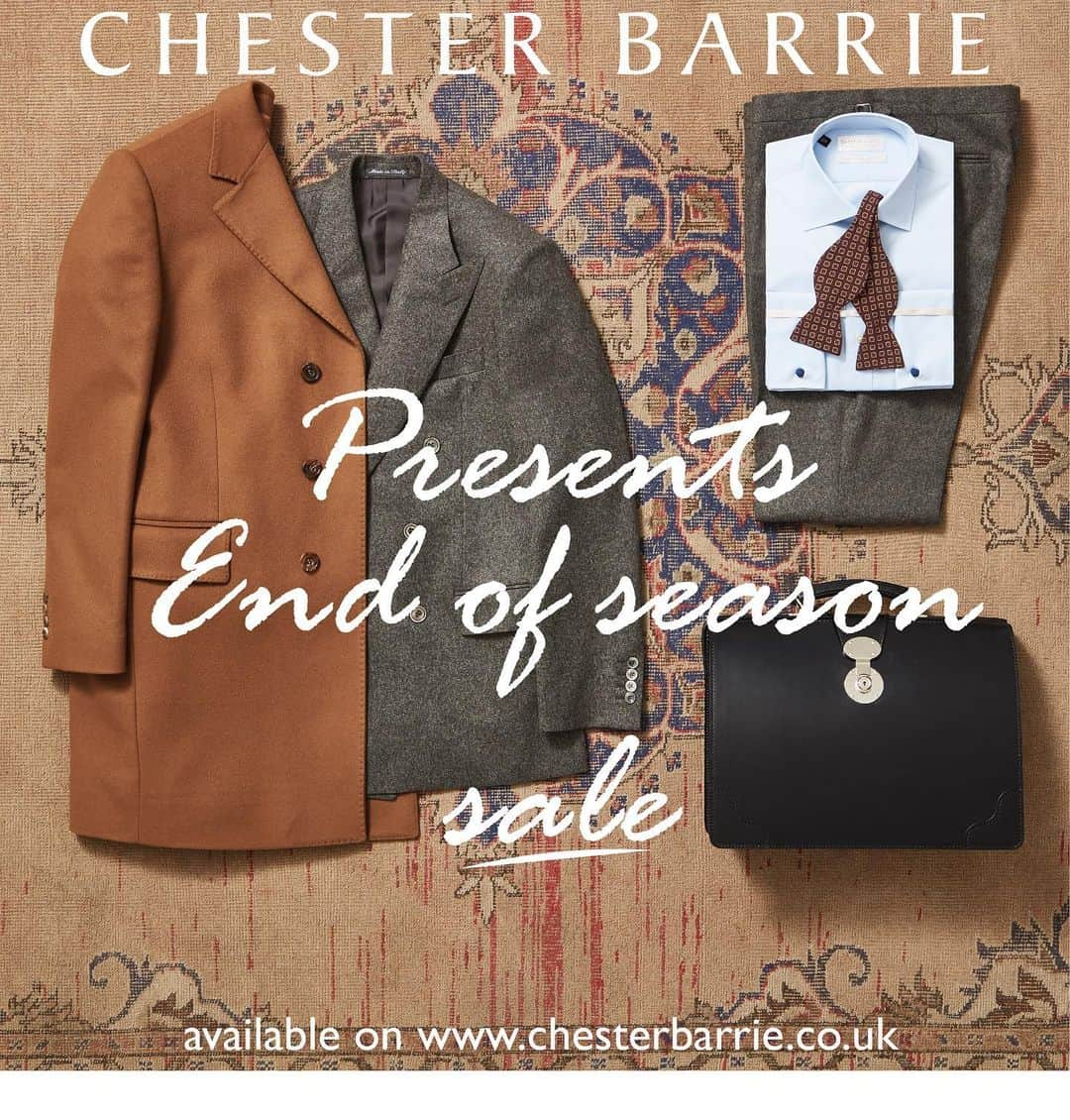 チェスターバリーさんのインスタグラム写真 - (チェスターバリーInstagram)「End of season sale all shirts £20 please visit www.chesterbarrie.co.uk #chesterbarrie #endofseasonsale」1月14日 4時35分 - chester_barrie