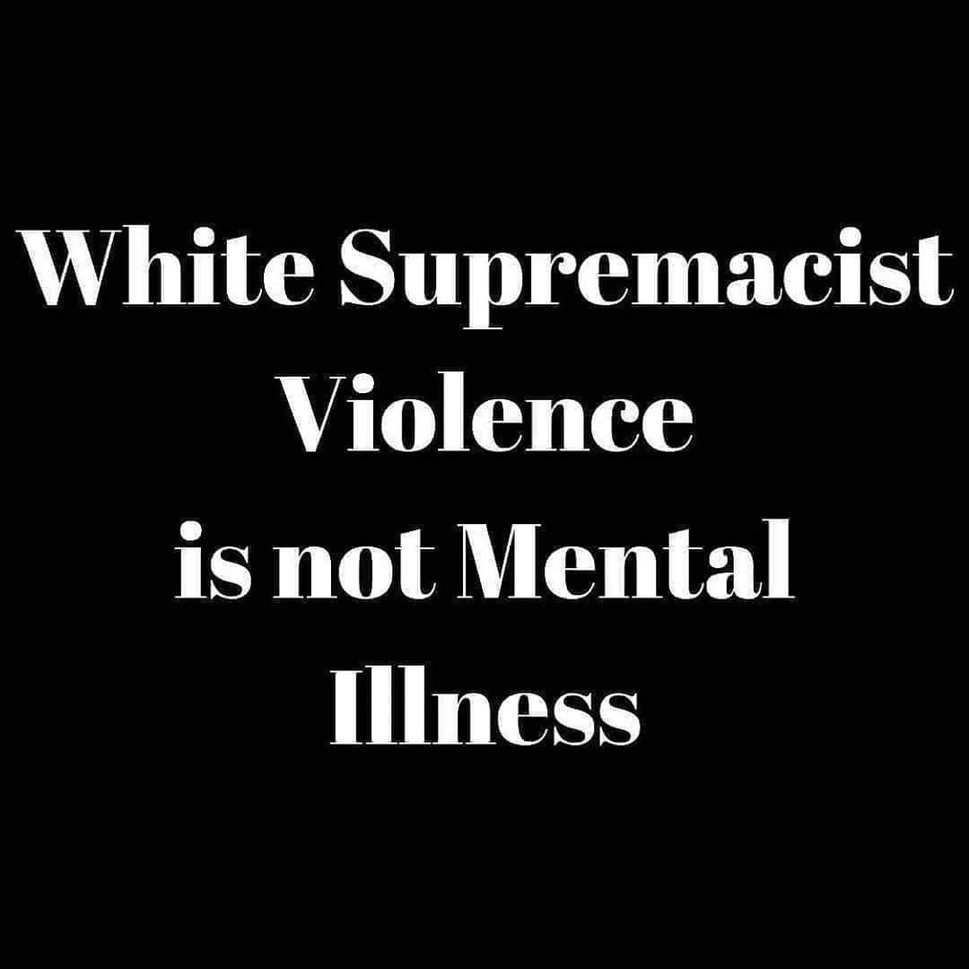 ミッキー・サムナーのインスタグラム：「Repost from @disability_visibility • Repost, image description, and caption by @disabledhikers  As rhetoric gets tossed around about the domestic terrorists, reposting this as a reminder. It is never okay to use ableist language, and calling these people mentally ill only perpetuates harm. .  Reducing white supremacy to individual psychology only helps maintain white supremacy. It ignores the systemic structures that benefit from white supremacy and shifts the problem to one that can be entirely solved if only we "fix" individuals. . Scapegoating mental health harms people with mental illnesses, the majority of whom will never harm another person. It particularly harms BIPOC with mental illness, who are disproportionately targeted by state violence. Mentally ill people are much more likely to be victims of violence than to enact violence. . To be clear, it is absolutely necessary to address individual racism. But racism is not a mental illness, and conflating the two is rooted in ableism (which is also rooted in white supremacy - you can't separate these things - and why being anti-ableism must also mean being anti-racist, anti-capitalist, anti-colonialist, etc). White supremacy is propped up by systems that benefit from oppression, systems that feed white nationalism to maintain their power, and fan the flames of individual hatred. Scapegoating the disabled only adds fuel to the fire. . [ID: white text on black background reads white supremacist violence is not mental illness] . Orig post 8/2019, revised」