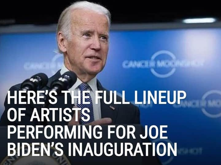 Alternative Pressさんのインスタグラム写真 - (Alternative PressInstagram)「These artists are set to give some special performances in celebration of @JoeBiden's inauguration⁠ LINK IN BIO⁠ .⁠ .⁠ .⁠ #joebiden #presidentjoebiden #presidentelect #presidentelectjoebiden #joebideninauguration #2021inauguration #altpress #alternativepress」1月14日 6時01分 - altpress