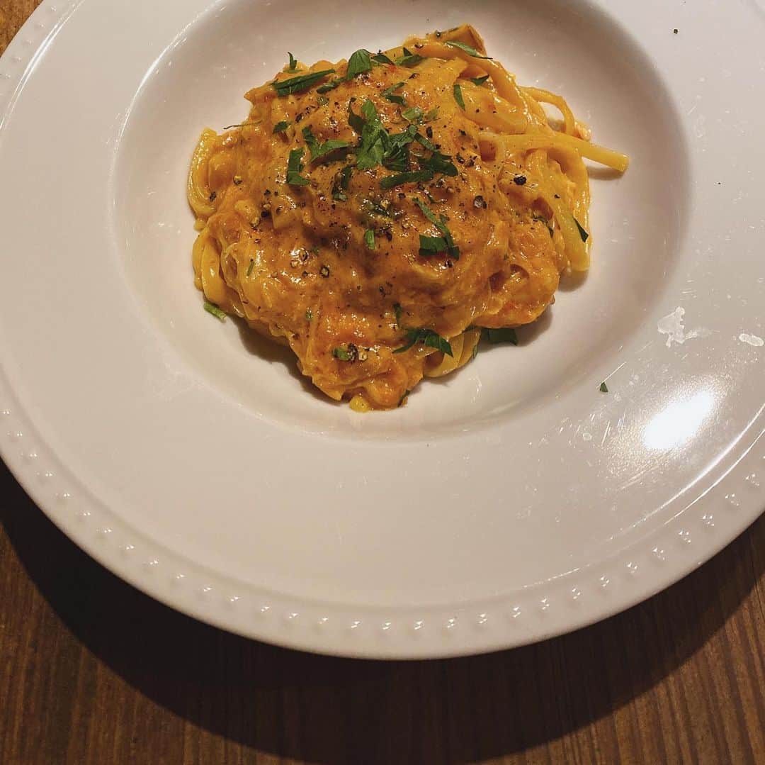 名和風歌さんのインスタグラム写真 - (名和風歌Instagram)「ブッラータチーズがずっと食べてみたくてはじめてたべた♥ お腹いっぱい、おいしいはしあわせだ〜」1月13日 21時00分 - fuuka_nw