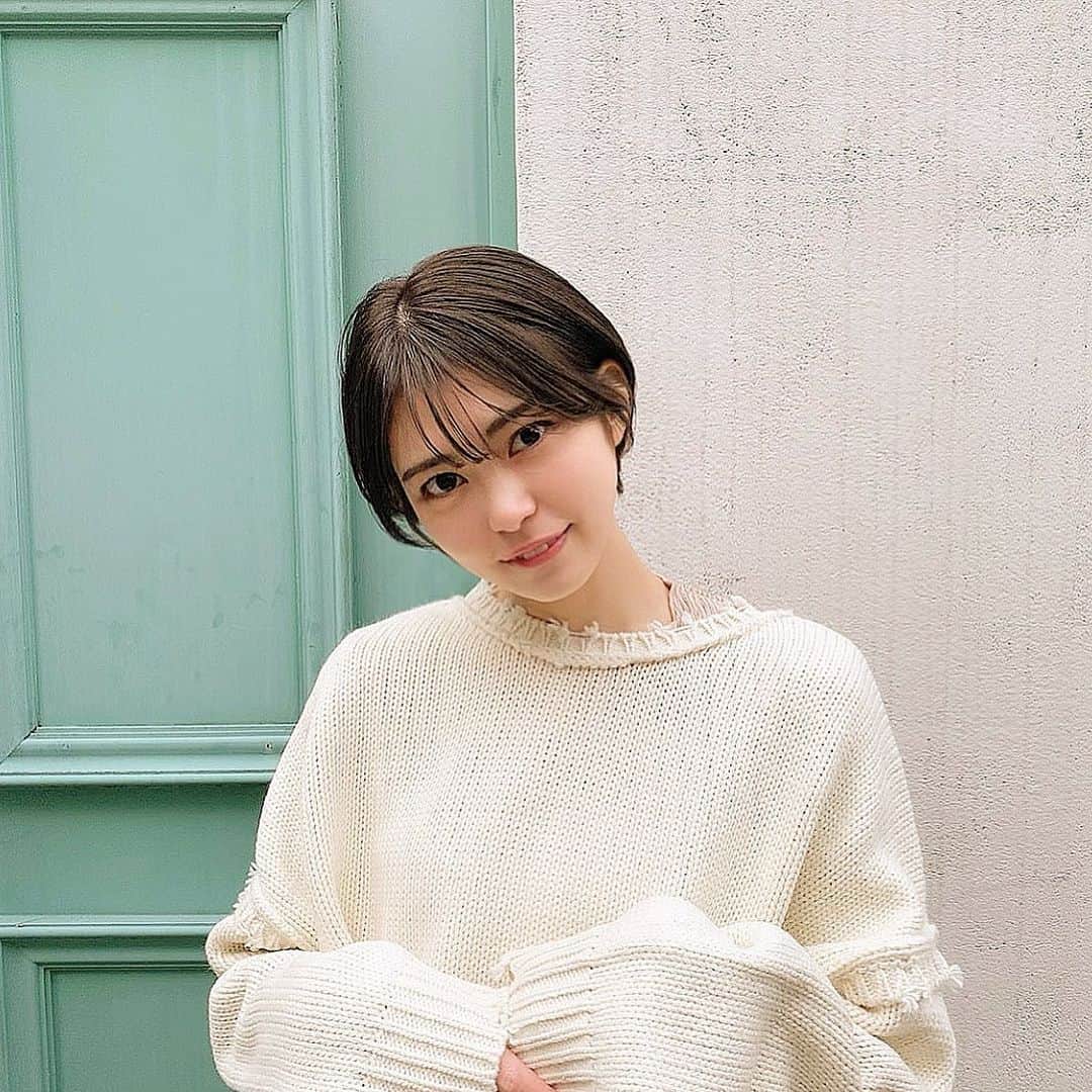 前田亜美のインスタグラム：「. . 少し整えてもらいました𓂃𓈒𓏸. . . いい感じ‪ 𓈒𓏸 . . @tkyk_k さんにカラーと毛先整えてもらったよ」