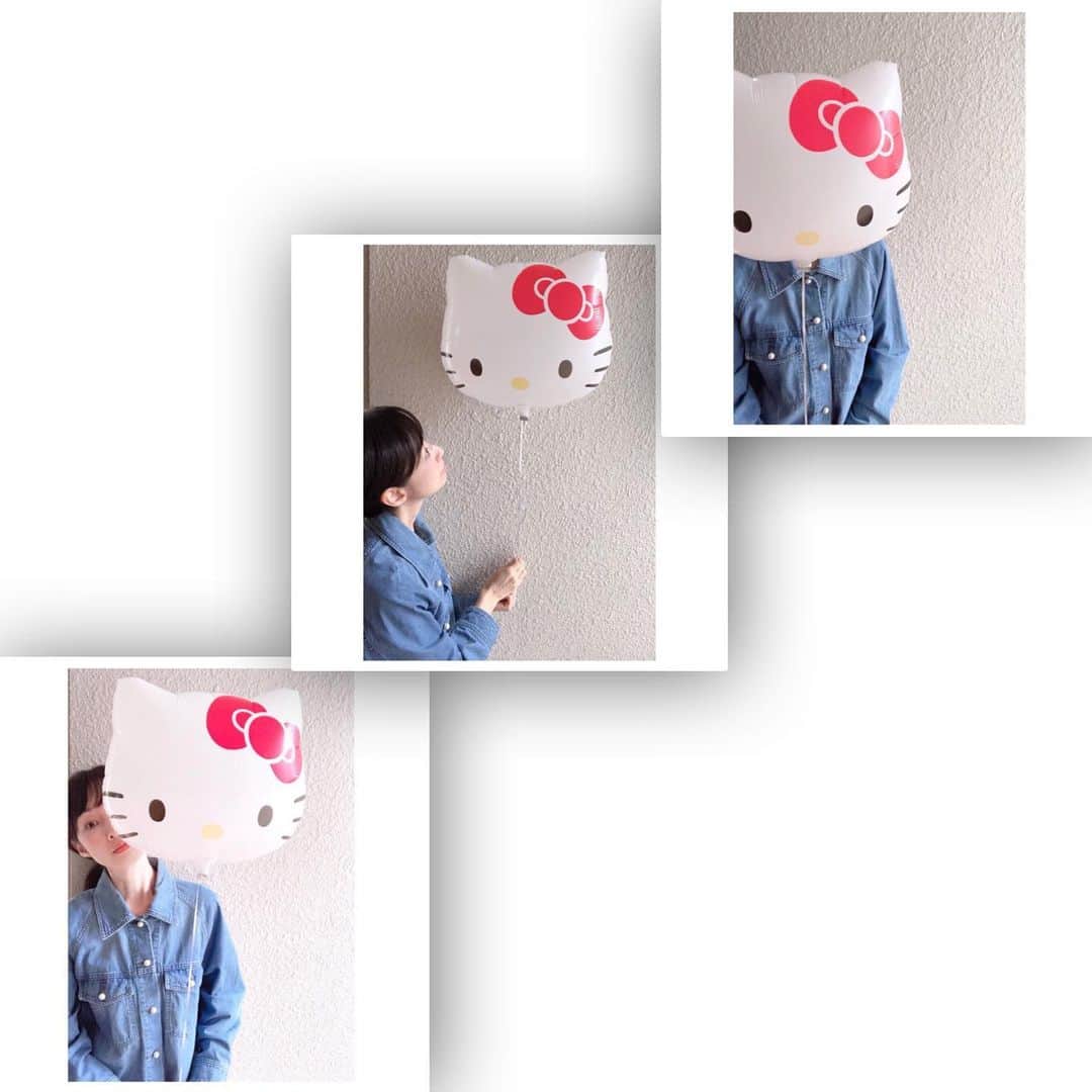 のインスタグラム：「❤️ HELLO KITTY ❤️  #過去pic #風船 #元宝塚 #宝塚og #Palloncino #キティちゃん #hellokitty #ハローキティ #balloon #🎈」