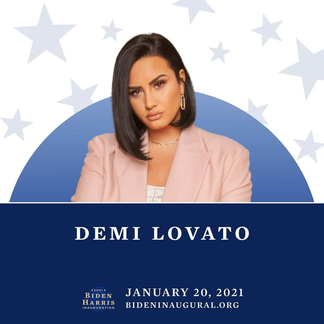 デミ・ロヴァートさんのインスタグラム写真 - (デミ・ロヴァートInstagram)「I’m SO honored to announce that I will be joining @joebiden & @kamalaharris for their special event, “Celebrating America” on January 20th at 8:30pm ET/PT ❤️🤍💙 I was left speechless when I was asked to perform! Tune in with various tv networks & live streaming services 🇺🇸 @bideninaugural #Inauguration2021」1月13日 23時26分 - ddlovato