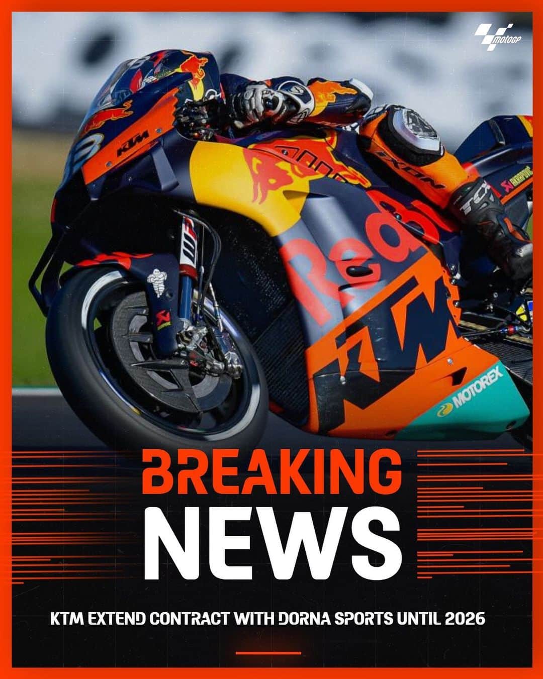 MotoGPさんのインスタグラム写真 - (MotoGPInstagram)「OFFICIAL 📰 KTM commit to #MotoGP until 2026! 🤝 The Austrian manufacturer looking to build on their best premier class season yet! 💪 #Motorcycle #Racing #Motorsport」1月13日 23時46分 - motogp