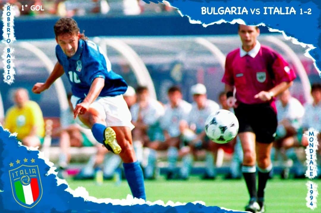 サッカーイタリア代表さんのインスタグラム写真 - (サッカーイタリア代表Instagram)「🇮🇹⚽️ INDOVINA IL GOL ⚽️🇮🇹 . ✅ Roberto #BAGGIO  ✅ Bulgaria-Italia 1-2 ✅ Mondiale 1994 . . #AzzurriQuiz #Azzurri #Nazionale #VivoAzzurro」1月13日 23時51分 - azzurri