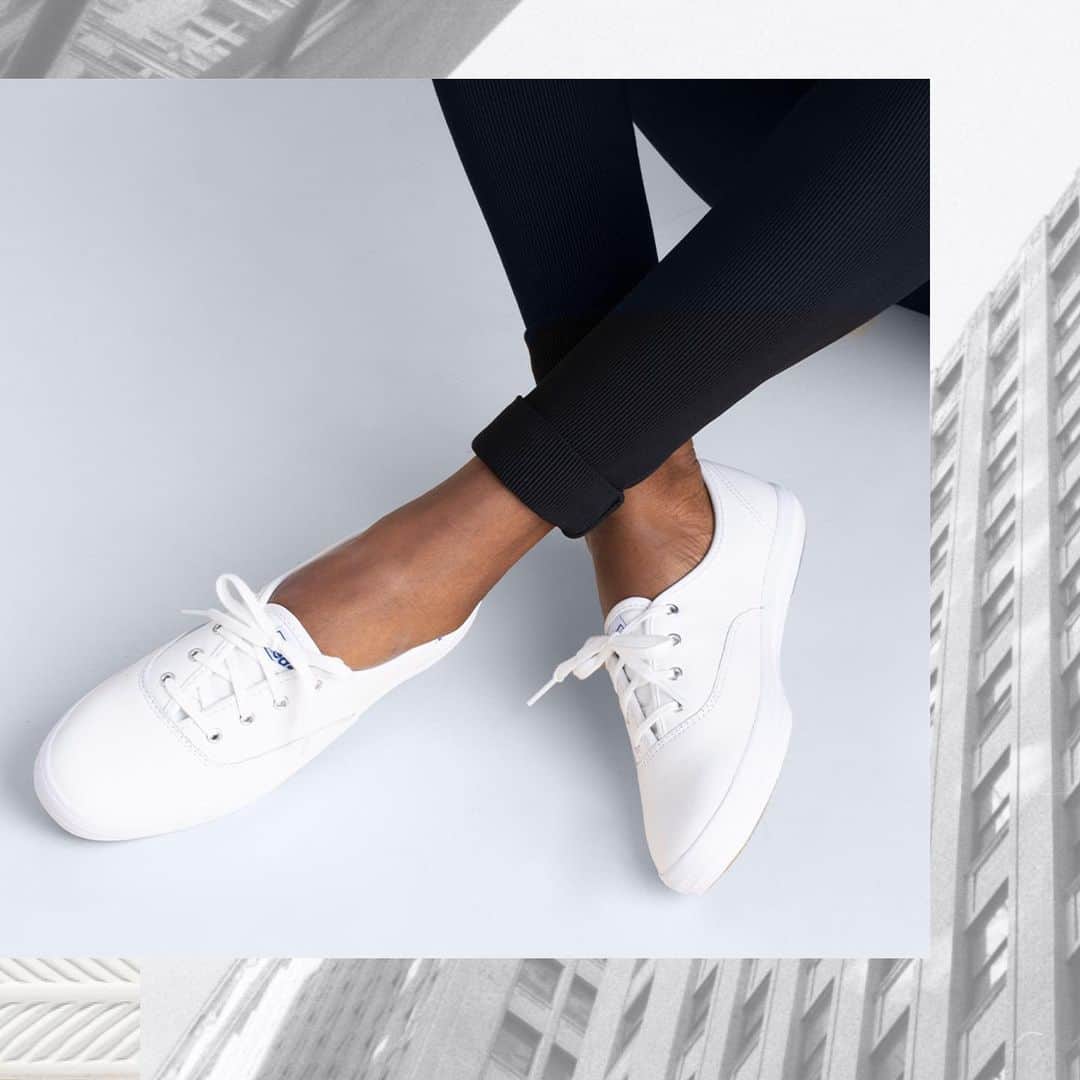 Kedsのインスタグラム：「Get to know the Keds Champion sneaker:  Height: .5”  Feels like: A comforting hug  Ideal for: Making feet look slim and dainty, learning the Mambo (Dirty Dancing, anyone?)  Known for: Being our icon (and the first-ever sneaker made for women)   “You can’t go wrong with a classic pair of Keds. They feel great and are iconic!” –Love from MI」