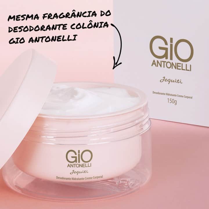 Giovanna Antonelliのインスタグラム：「Saca só 😉 essa novidade pra você que já ama meu perfume @jequiti , agora tem a Loção Hidratante, 😊com o mesmo cheirinho !! Ela vem em um pote super elegante e liiiindo que potencializa o cheirinho delicioso do perfume!!! Hmmmm .... a pele macia e suave!  Vem conhecer ! Nos stories tem arraste pra cima!!! 🌈」