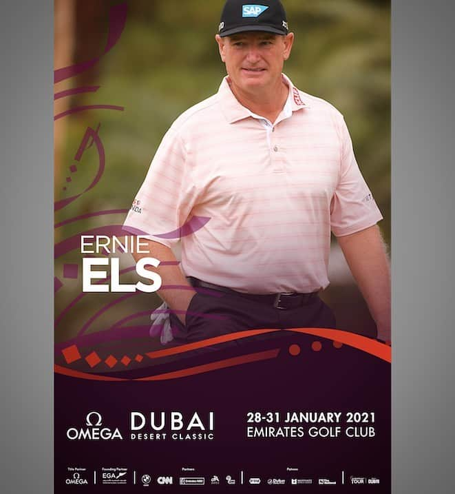 アーニー・エルスさんのインスタグラム写真 - (アーニー・エルスInstagram)「Very excited to be returning to Emirates GC for this year’s Dubai Desert Classic @omegagolfdubai. I’m proud of my association with this wonderful tournament as a 3-time winner and it’s a golf course that I’ve always enjoyed playing @europeantour #ODDC」1月14日 1時10分 - ernieelsgolf